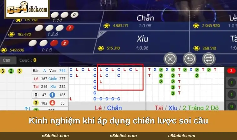 kinh nghiem khi soi cau Kinh nghiệm khi áp dụng chiến lược này